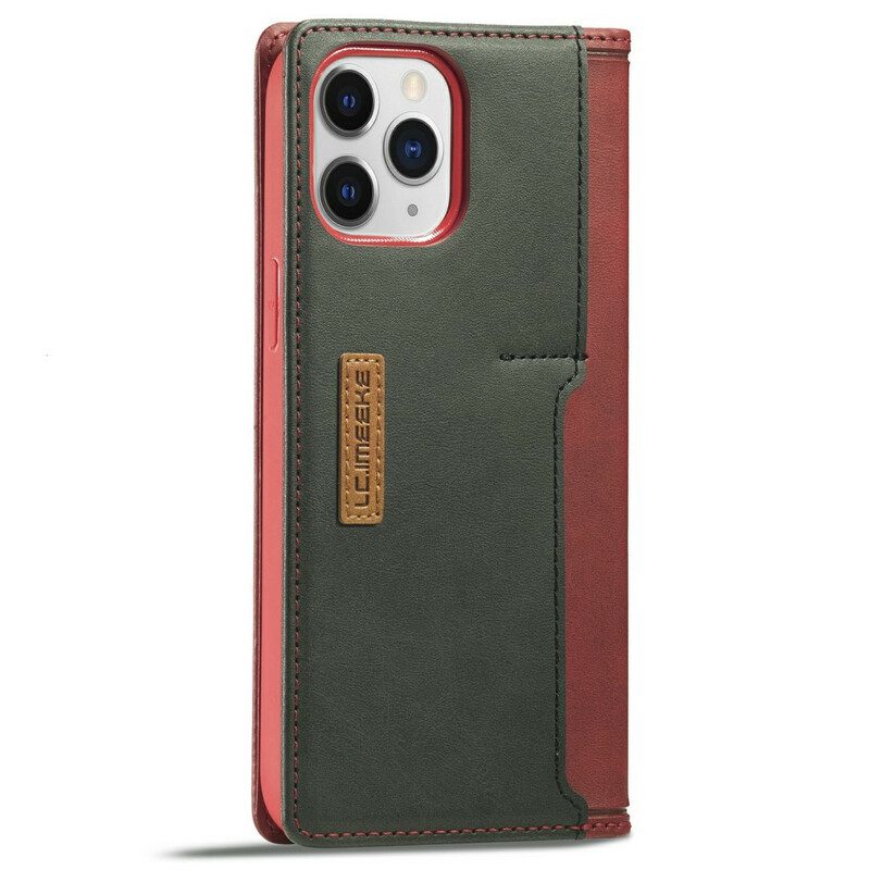 Bescherming Hoesje voor iPhone 13 Pro Folio-hoesje E Lc-001 Serie Lc.imeeke