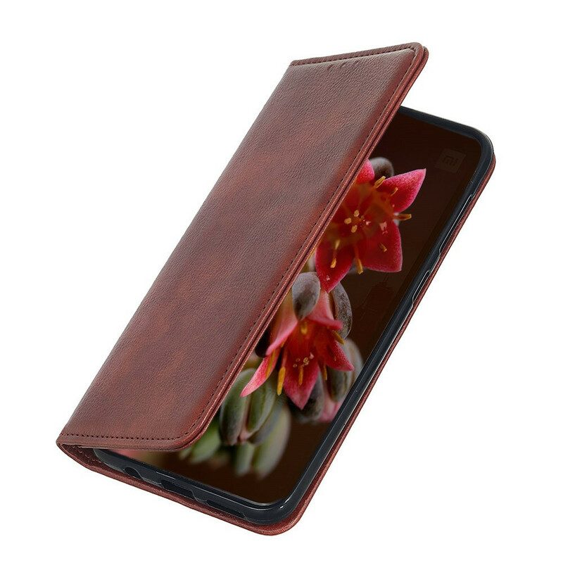 Bescherming Hoesje voor iPhone 13 Pro Folio-hoesje Lychee Splitleer