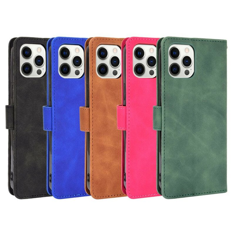 Flip Case voor iPhone 13 Pro Aanraking Van De Huid