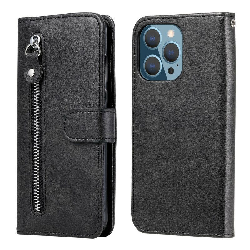 Flip Case voor iPhone 13 Pro Vintage Portemonnee