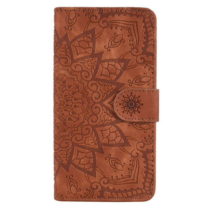 Folio-hoesje voor iPhone 13 Pro Barok-mandala