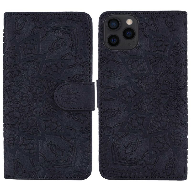 Folio-hoesje voor iPhone 13 Pro Barok-mandala