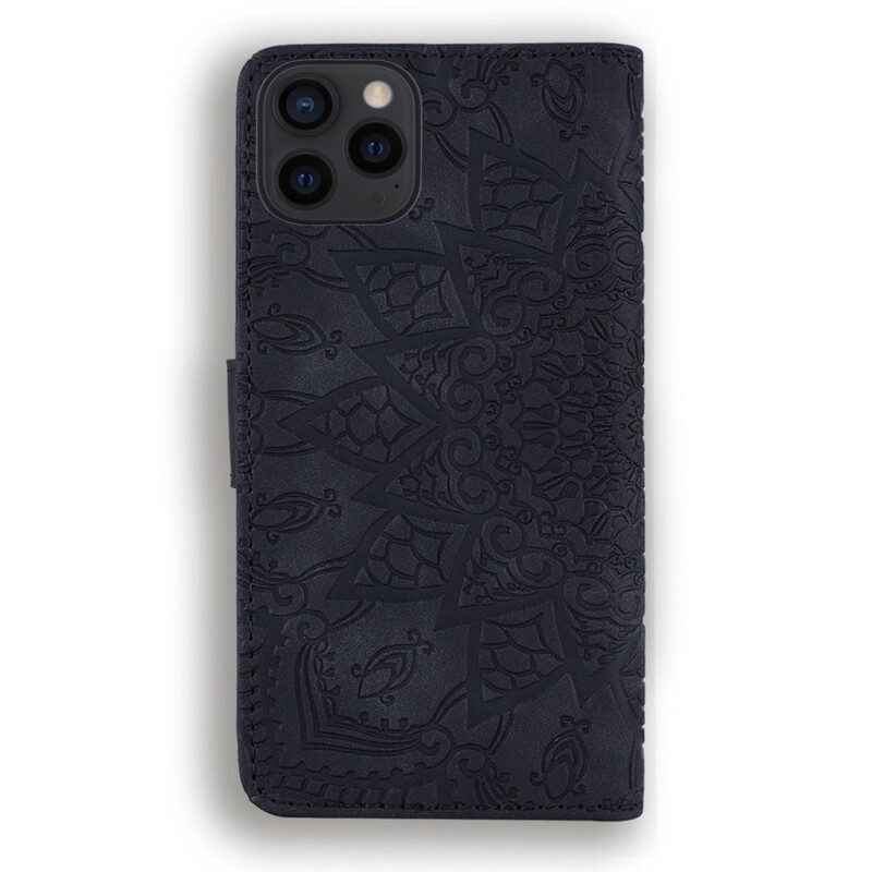 Folio-hoesje voor iPhone 13 Pro Barok-mandala