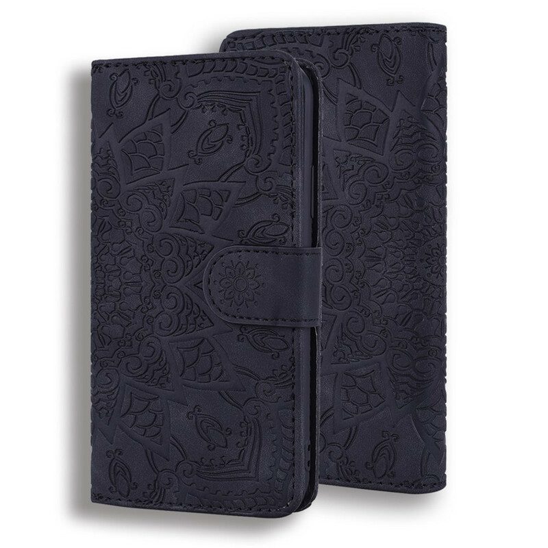 Folio-hoesje voor iPhone 13 Pro Barok-mandala