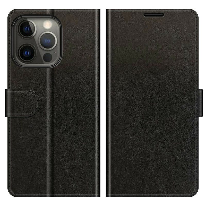 Folio-hoesje voor iPhone 13 Pro Designer Leereffect