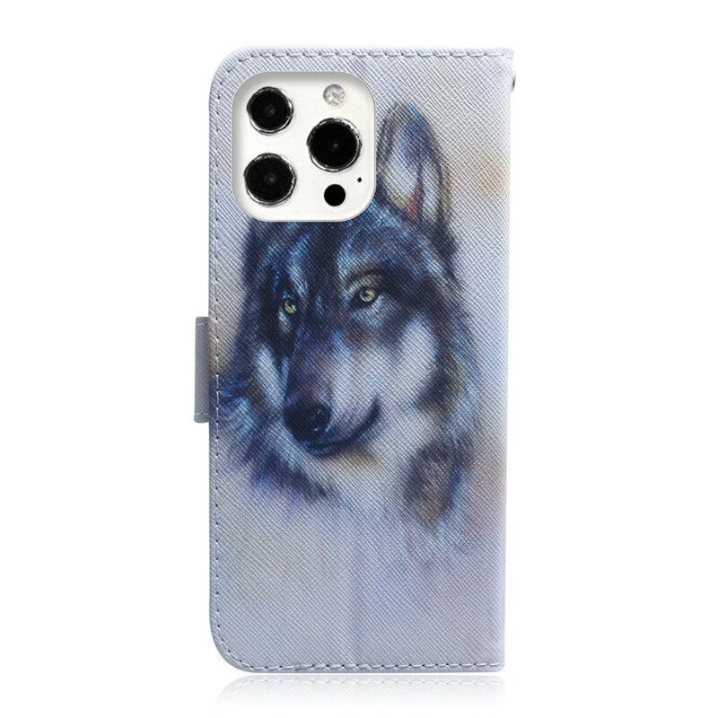 Folio-hoesje voor iPhone 13 Pro Honden Uiterlijk