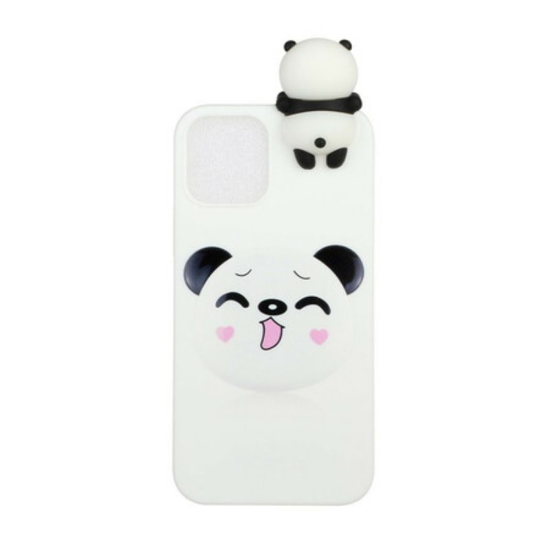 Hoesje voor iPhone 13 Pro Coole Panda 3d