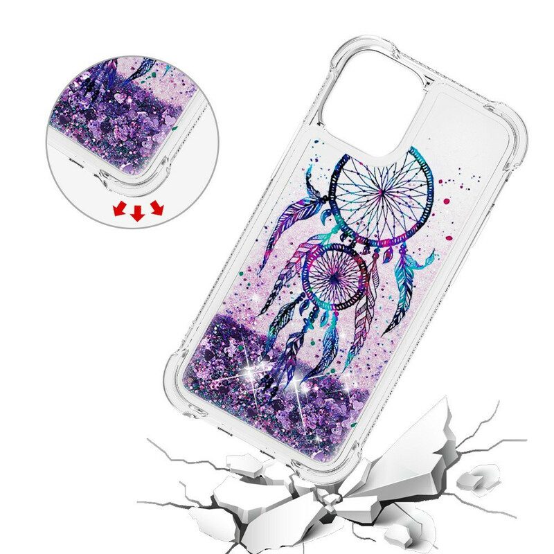 Hoesje voor iPhone 13 Pro Glitter Dromenvanger