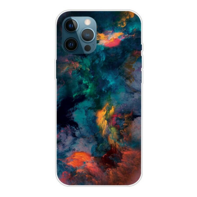 Hoesje voor iPhone 13 Pro Kleurrijke Wolken