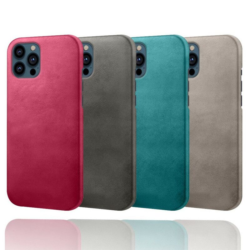 Hoesje voor iPhone 13 Pro Ksq Leereffect