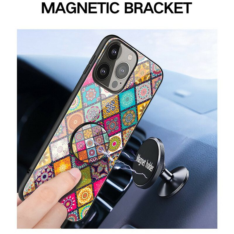 Hoesje voor iPhone 13 Pro Lapwerk Magnetische Houder