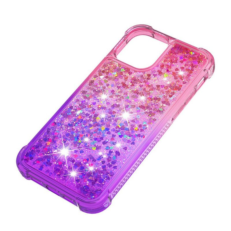 Hoesje voor iPhone 13 Pro Pailletten Kleuren