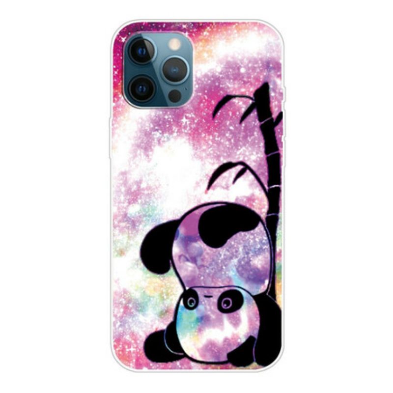 Hoesje voor iPhone 13 Pro Panda En Bamboe