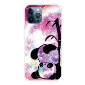 Hoesje voor iPhone 13 Pro Panda En Bamboe