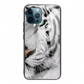 Hoesje voor iPhone 13 Pro Tijger Gehard Glas