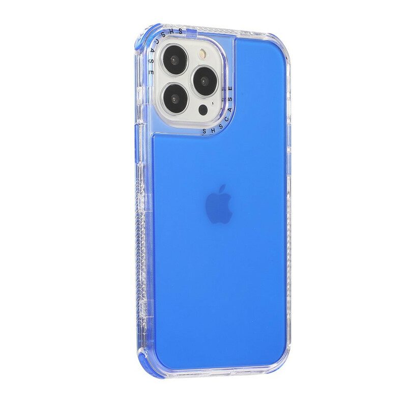 Hoesje voor iPhone 13 Pro Transparant Getint