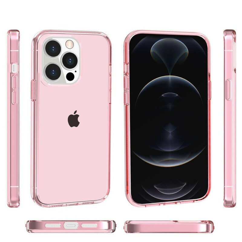 Hoesje voor iPhone 13 Pro Transparant Getint