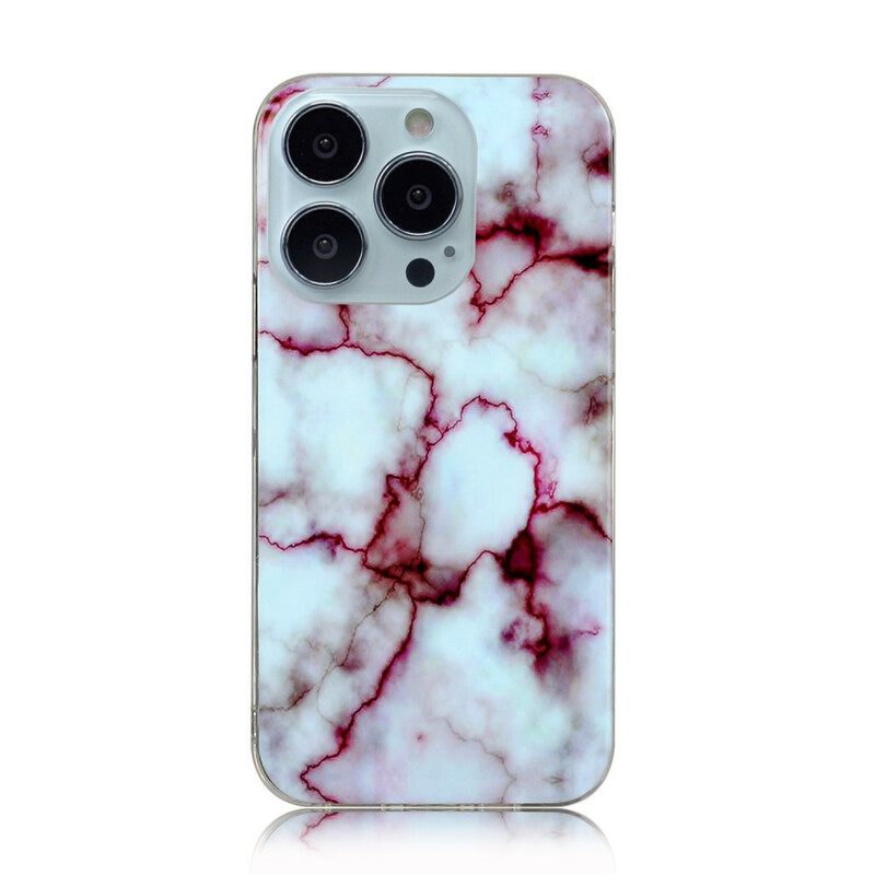 Hoesje voor iPhone 13 Pro Vereenvoudigd Marmer