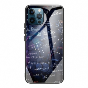 Hoesje voor iPhone 13 Pro Wiskundige Berekeningen Van Gehard Glas