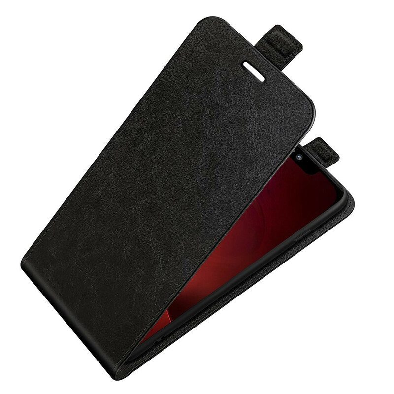 Leren Hoesje voor iPhone 13 Pro Folio-hoesje Verticale Flap Leer Effect