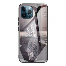 Telefoonhoesje voor iPhone 13 Pro Kittendroom Van Gehard Glas