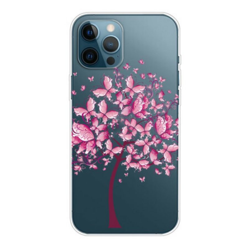 Telefoonhoesje voor iPhone 13 Pro Roze Boomtop