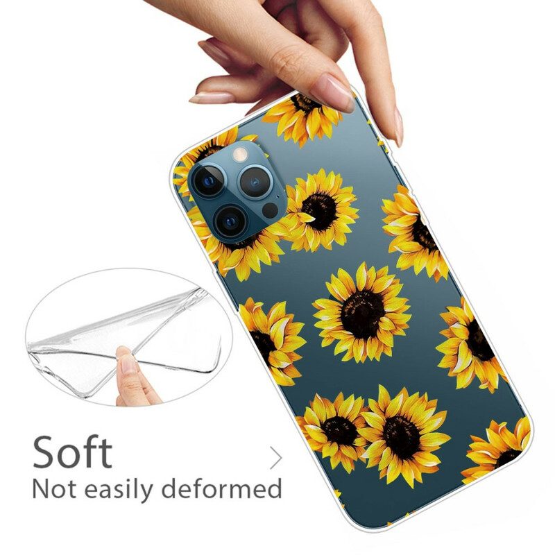 Telefoonhoesje voor iPhone 13 Pro Zonnebloemen