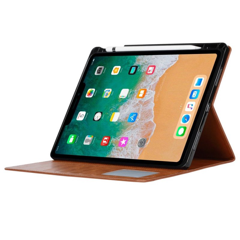 Cover voor iPad Mini 6 (2021) Aktetas Met Leereffect