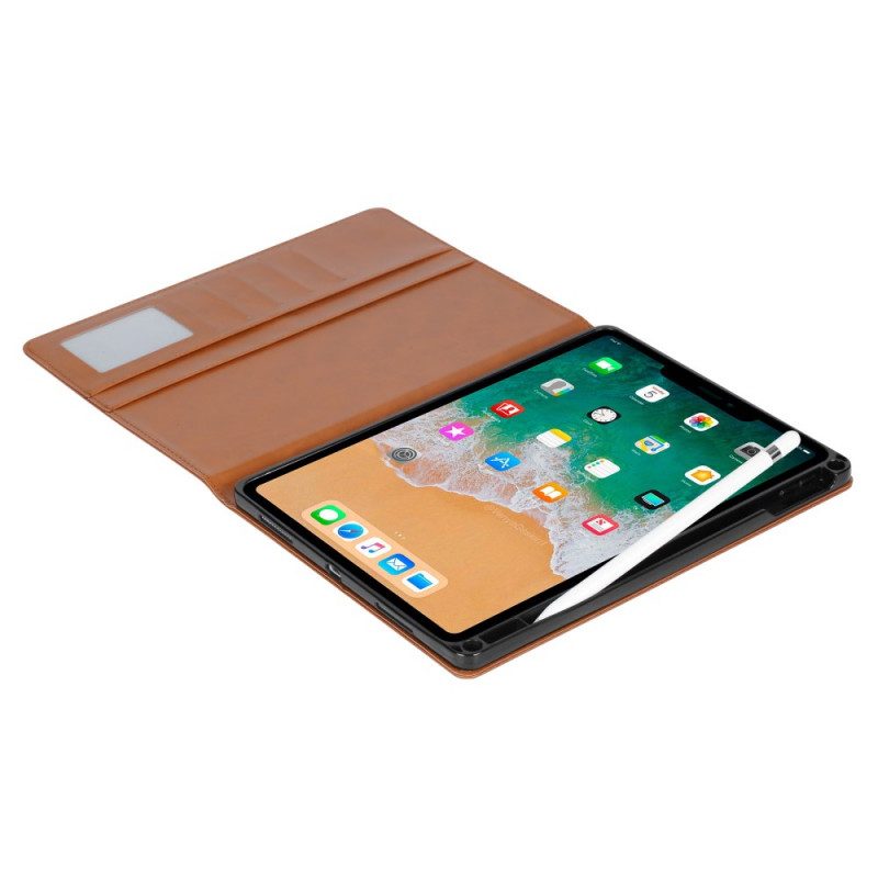 Cover voor iPad Mini 6 (2021) Aktetas Met Leereffect