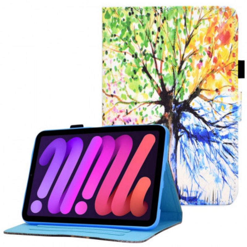 Flip Case voor iPad Mini 6 (2021) Aquarel Boom