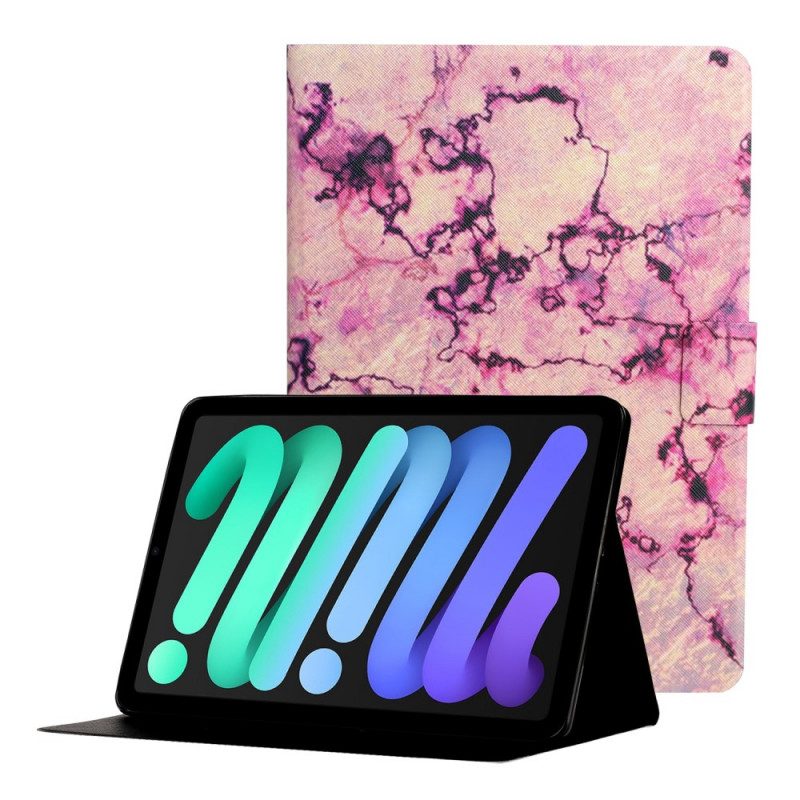 Flip Case voor iPad Mini 6 (2021) Marmeren Stijl