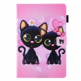 Flip Case voor iPad Mini 6 (2021) Paar Katten