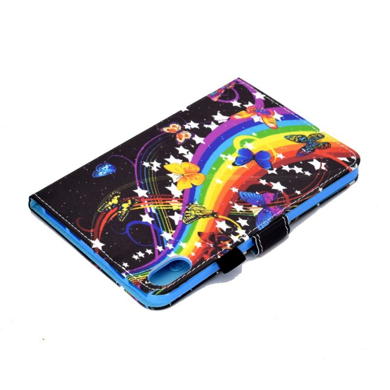 Flip Case voor iPad Mini 6 (2021) Regenboog Vlinders