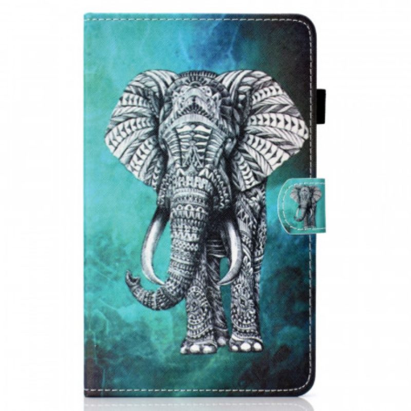 Flip Case voor iPad Mini 6 (2021) Stammen Olifant