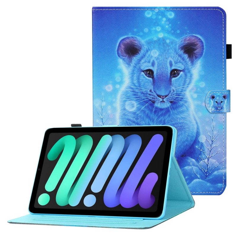 Folio-hoesje voor iPad Mini 6 (2021) Baby Tijger