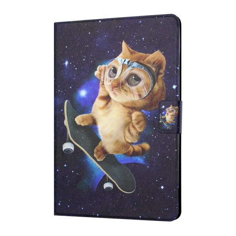 Folio-hoesje voor iPad Mini 6 (2021) Kat Skateboarden