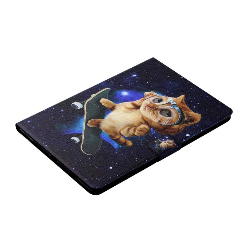 Folio-hoesje voor iPad Mini 6 (2021) Kat Skateboarden