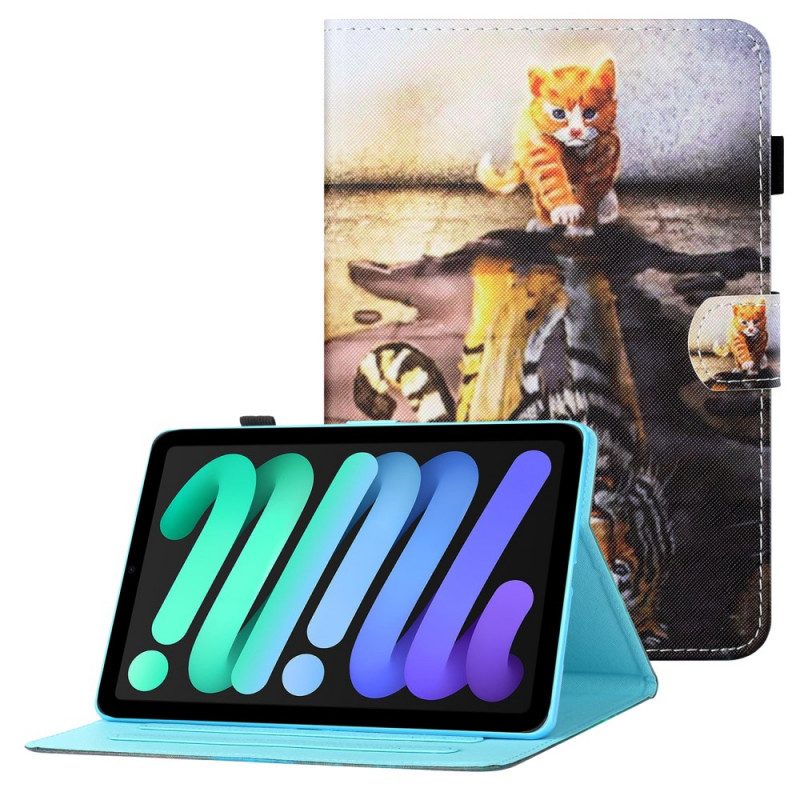 Folio-hoesje voor iPad Mini 6 (2021) Kitten Kunst