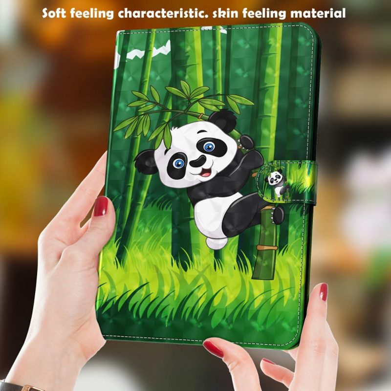 Folio-hoesje voor iPad Mini 6 (2021) Lichte Vlek Panda