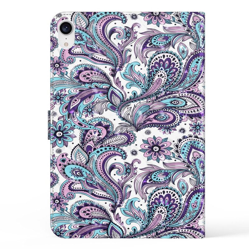 Folio-hoesje voor iPad Mini 6 (2021) Lichtvlek Paisley-patroon