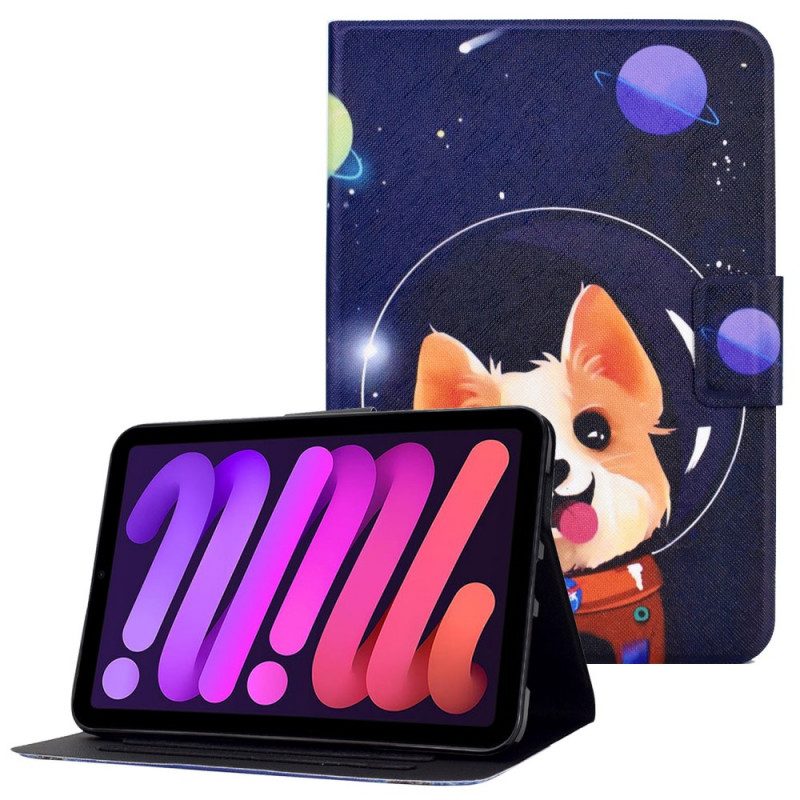 Folio-hoesje voor iPad Mini 6 (2021) Ruimte Hond