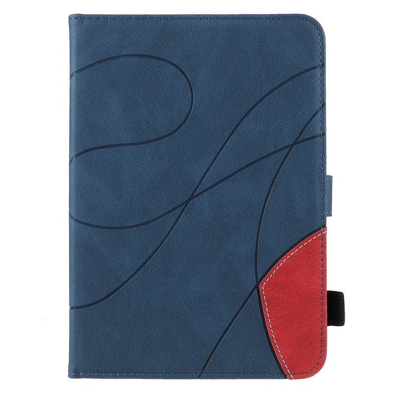 Folio-hoesje voor iPad Mini 6 (2021) Tweekleurig Ontwerp