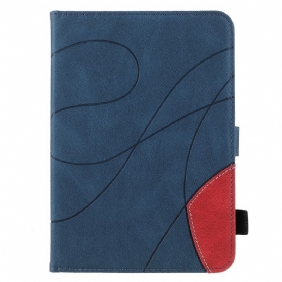 Folio-hoesje voor iPad Mini 6 (2021) Tweekleurig Ontwerp