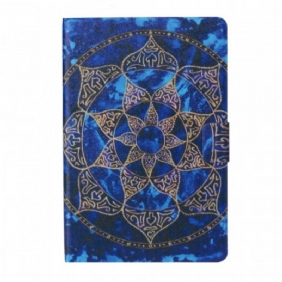 Folio-hoesje voor iPad Mini 6 (2021) Voorouderlijk Mandala-patroon