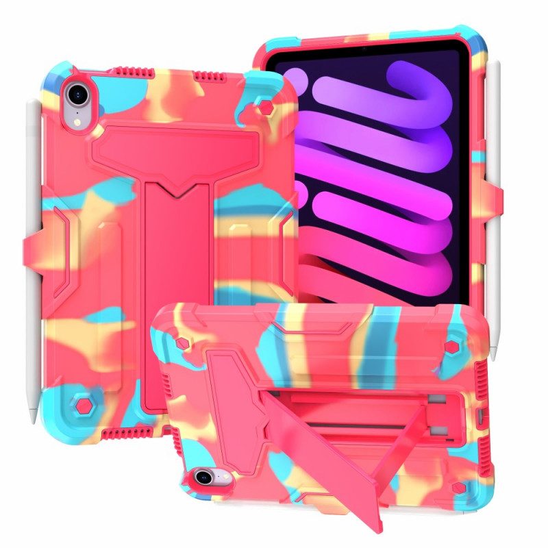 Hoesje voor iPad Mini 6 (2021) Resistente Verwijderbare Ondersteuning Camouflage