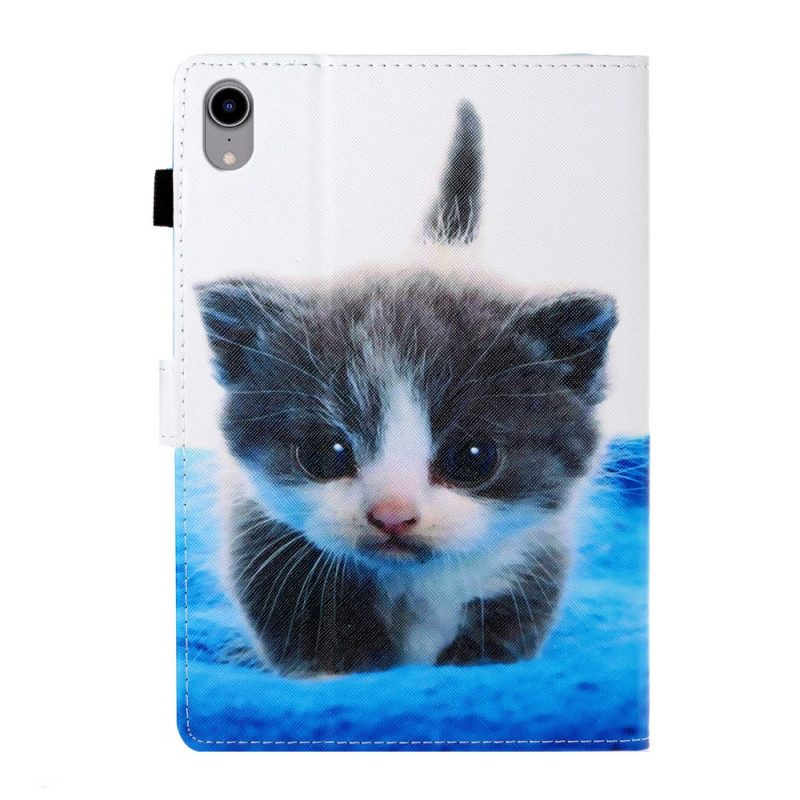 Leren Hoesje voor iPad Mini 6 (2021) Emotionele Kat