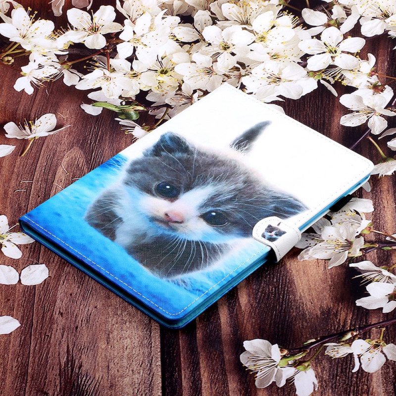 Leren Hoesje voor iPad Mini 6 (2021) Emotionele Kat