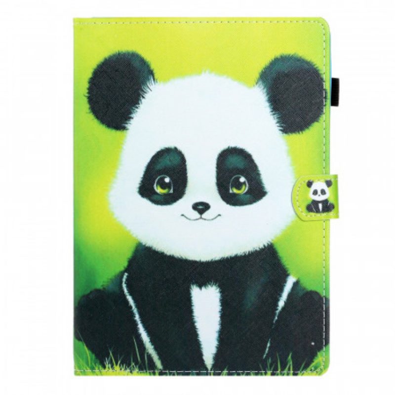 Leren Hoesje voor iPad Mini 6 (2021) Gelukkige Panda