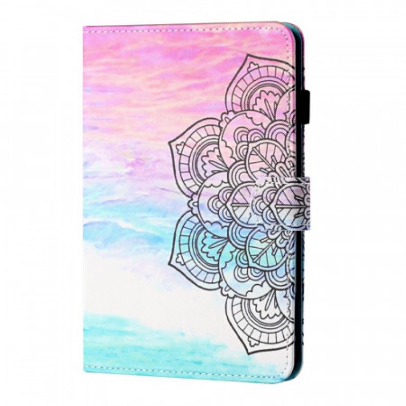 Leren Hoesje voor iPad Mini 6 (2021) Grafische Mandala