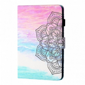 Leren Hoesje voor iPad Mini 6 (2021) Grafische Mandala